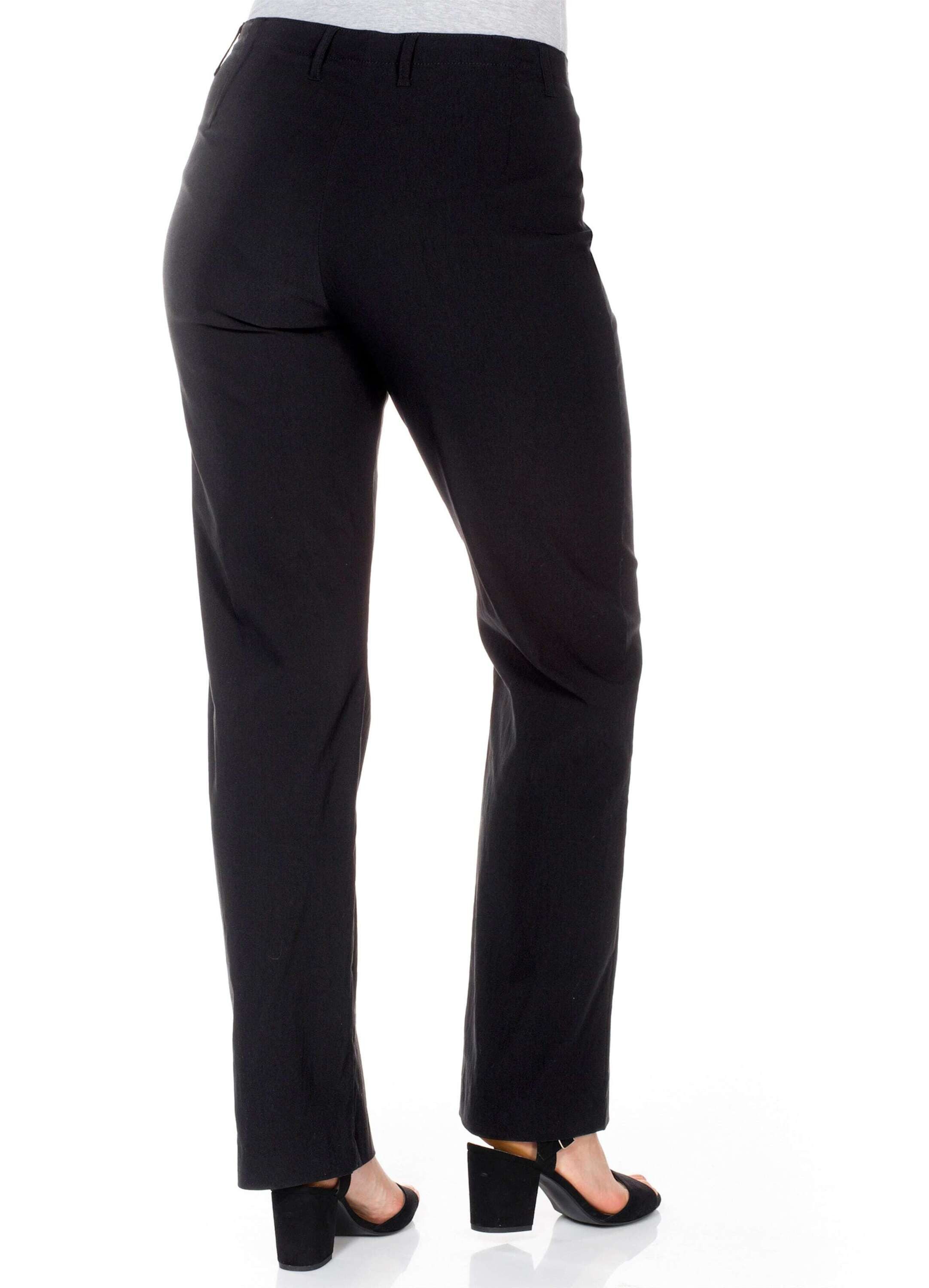 Sheego Jerseyhose Stretch-Hose »Die Bootcut« mit schmalem Bund