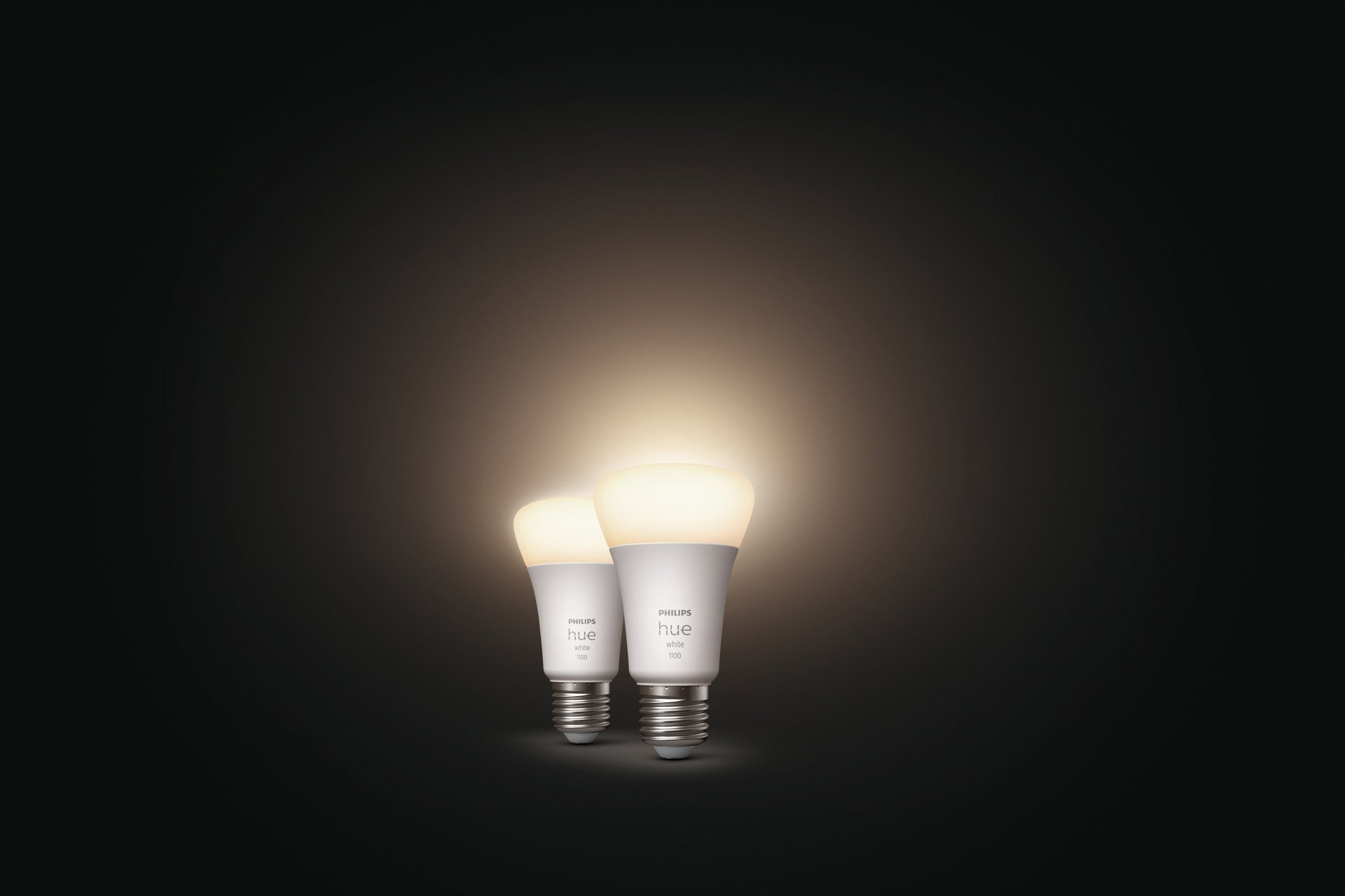 Philips Hue LED-Leuchtmittel 75W, White Warmweiß E27 2 St., 2x1050lm E27, Doppelpack