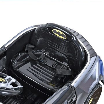 hauck TOYS FOR KIDS Tretfahrzeug E-Batmobil - Schwarz Grau, Elektroauto - elektrisches Auto für Kinder ab 3 Jahren, bis 30 kg
