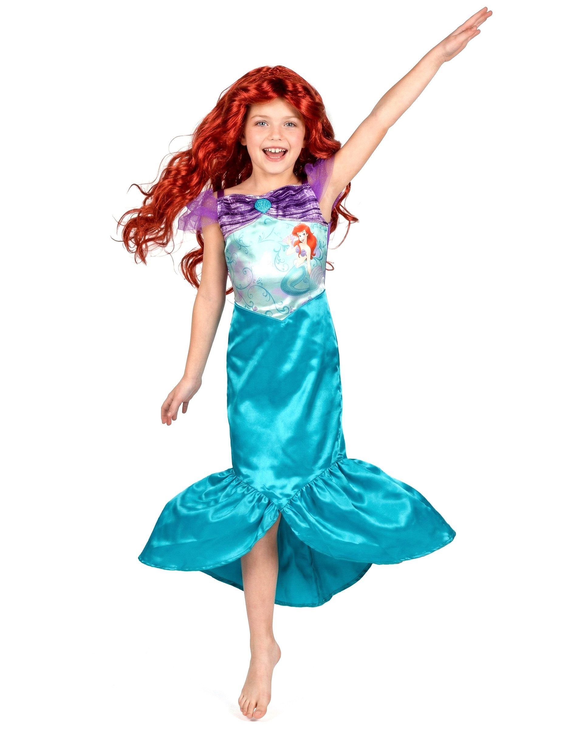 Disguise Kostüm Arielle Meerjungfrauen-Kostüm Kinderkostüm blau