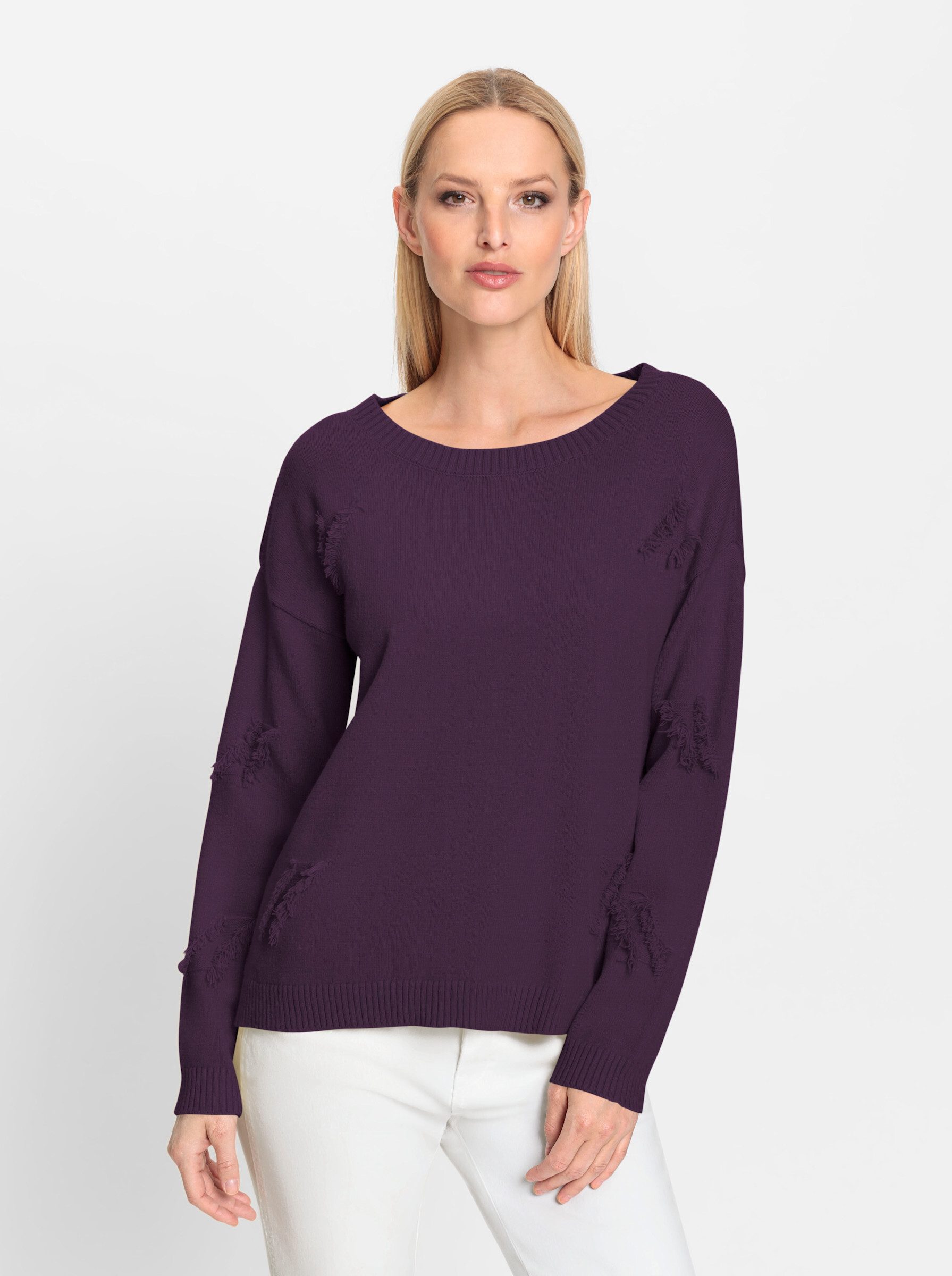 heine Strickpullover Pullover Langarm Feinstrick