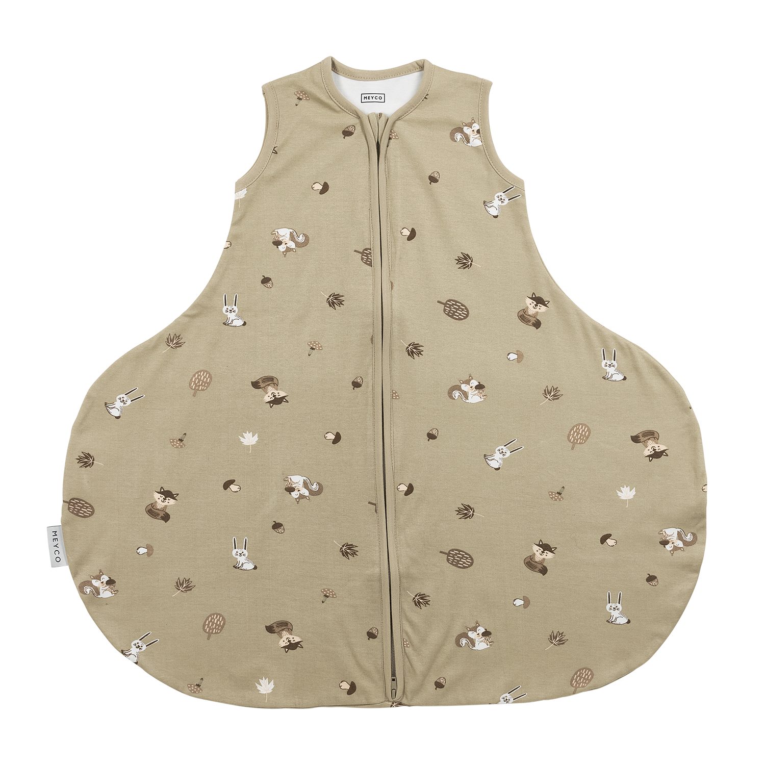 Meyco Baby Babyschlafsack Forest Animals Sand (1 tlg), 70cm