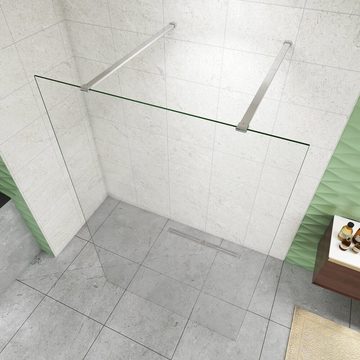 duschspa Duschwand 8mm klares Nano Glas Duschwand Duschtrennwand Walk in Dusche Glaswand, Einscheibensicherheitsglas, Sicherheitsglas, (Set), Glas, Nano Glas
