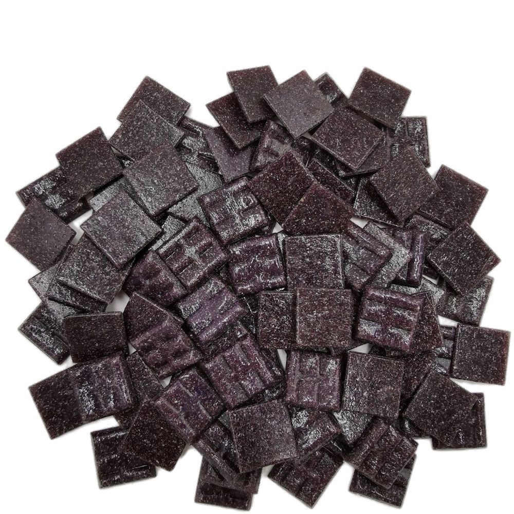 Armena Mosaikfliesen Glasmosaikfliesen Bastel Mosaiksteine 2cm(900g) für Deko & Handarbeit, lila