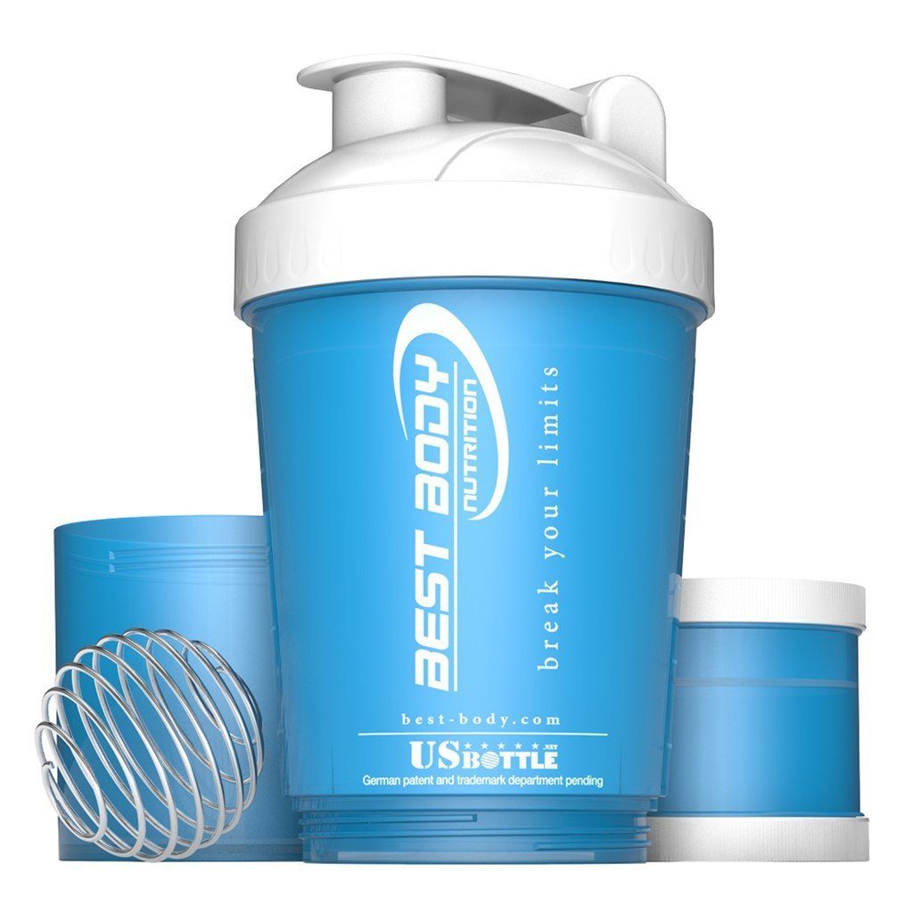 Best Body Nutrition Protein Shaker USBottle Protein Shaker Design Best Body Nutrition blau/weiß