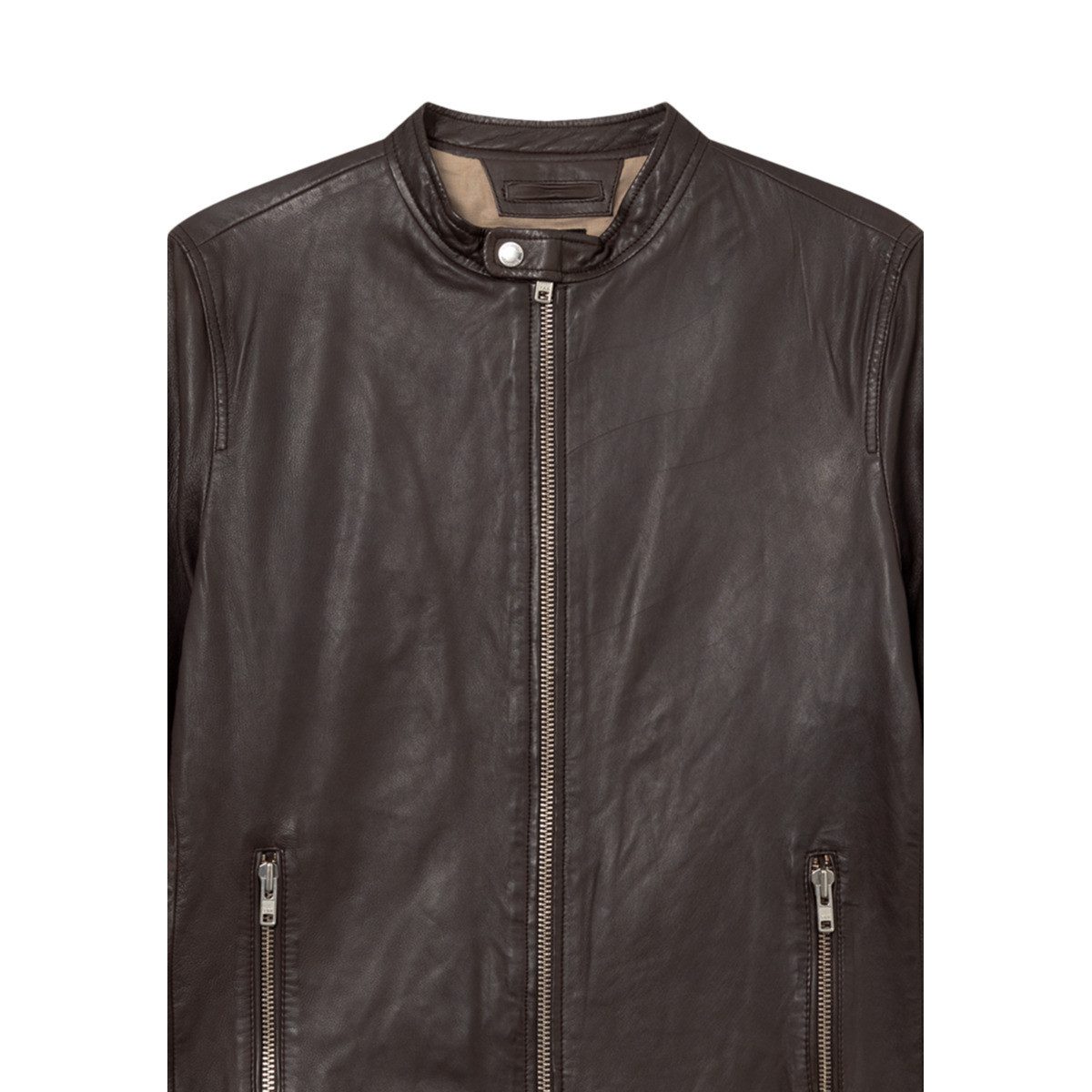Bomboogie Lederjacke COREANA Herren Bomberjacke, Freizeitjacke, Blazer, Pufferjacke, Übergangsjacke