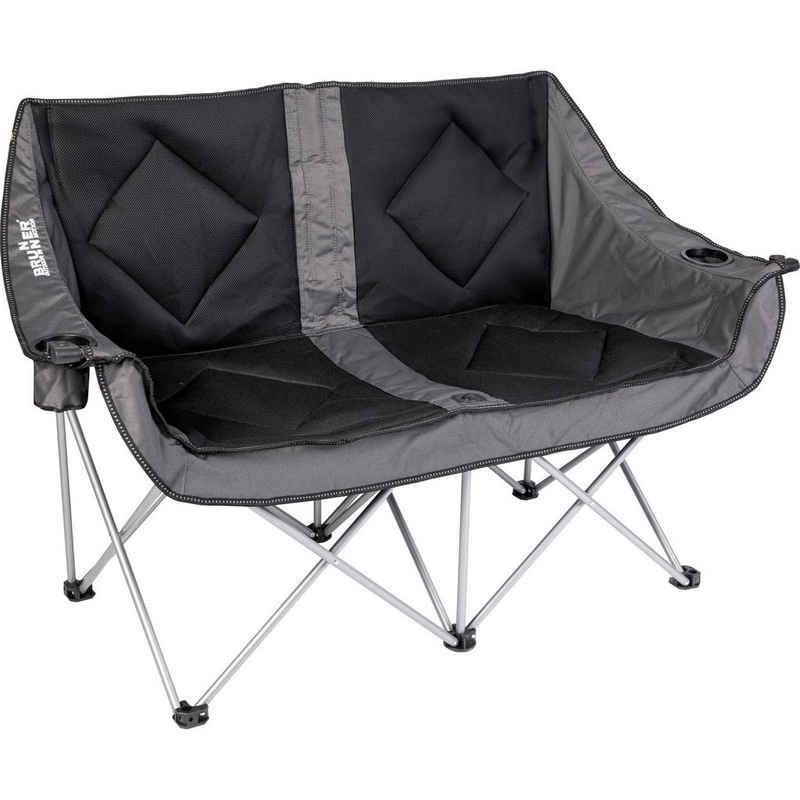 BRUNNER Campingstuhl Camping Sofa Action 3D Doppel Lounge, 2 Personen Klapp Stuhl Couch 200 kg