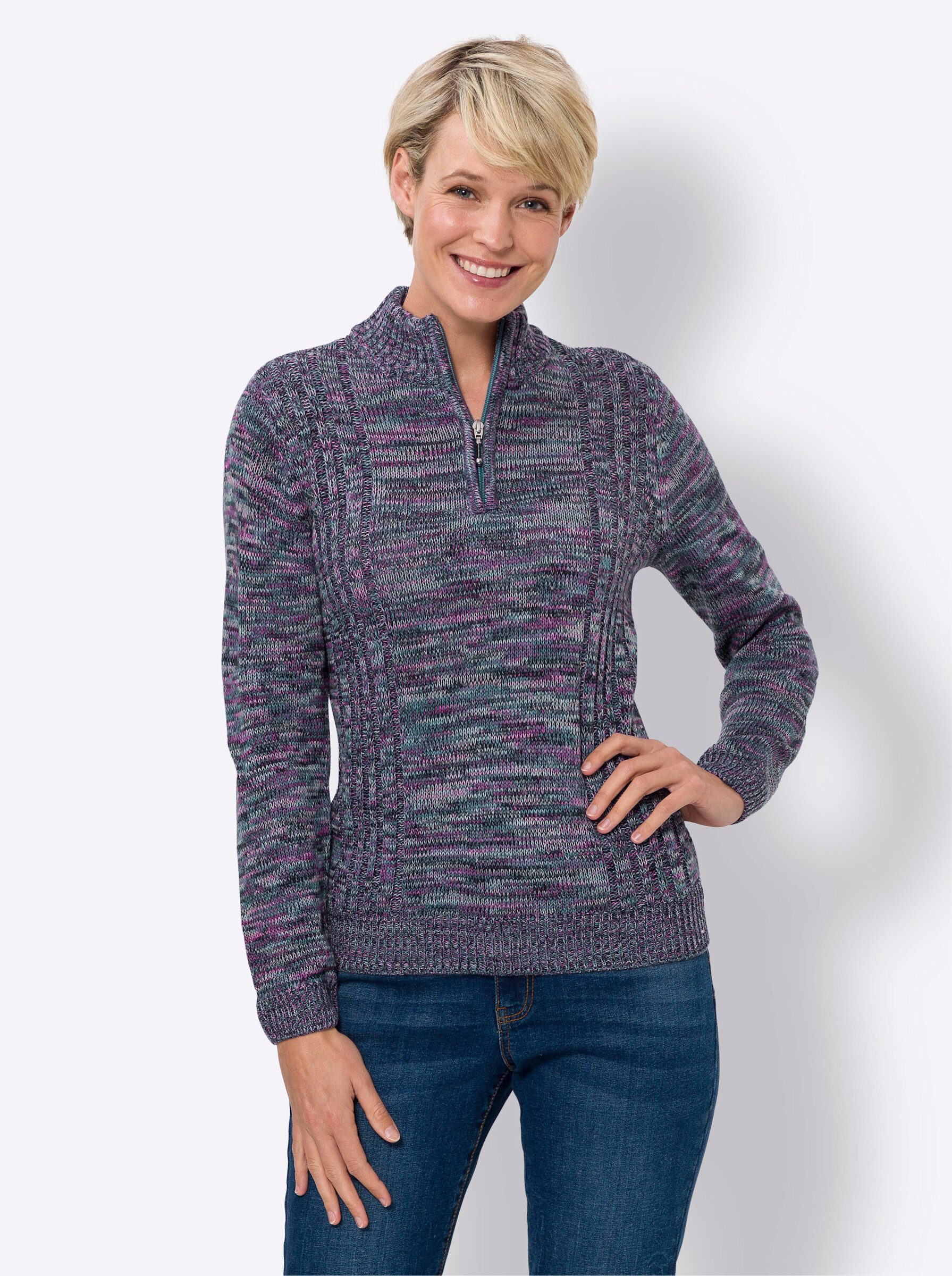 Strickpullover Langarm-Pullover