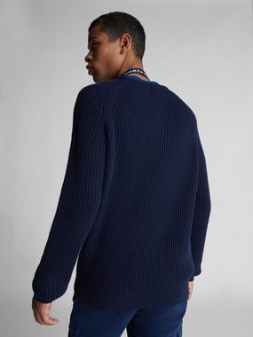 North Sails Strickpullover aus Rippstrick mit Raglanärmeln