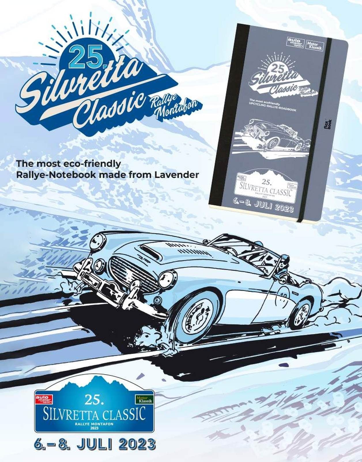 Flexbook Notizbuch Flexbook LAVENDEL Silvretta Classic 2023 – Limited Edition Notizbuch