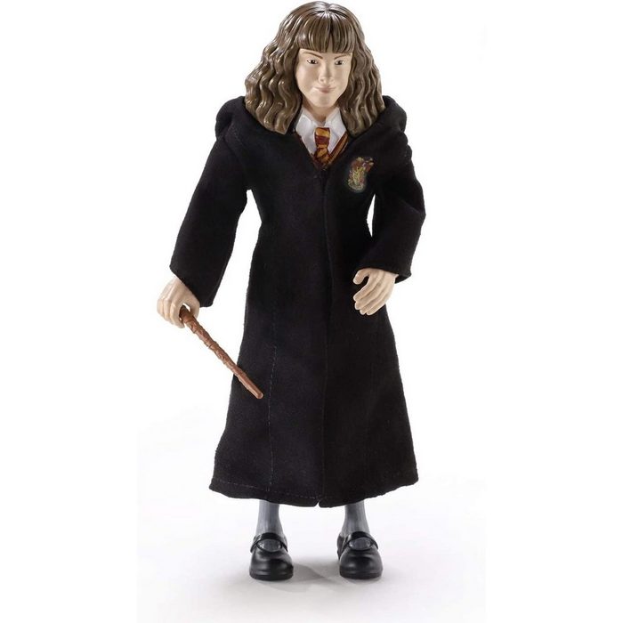The Noble Collection Spielfigur Bendyfigs Hermine Granger biegbares Spielzeug bewegliche Harry Potter Sammelfigur mit Ständer