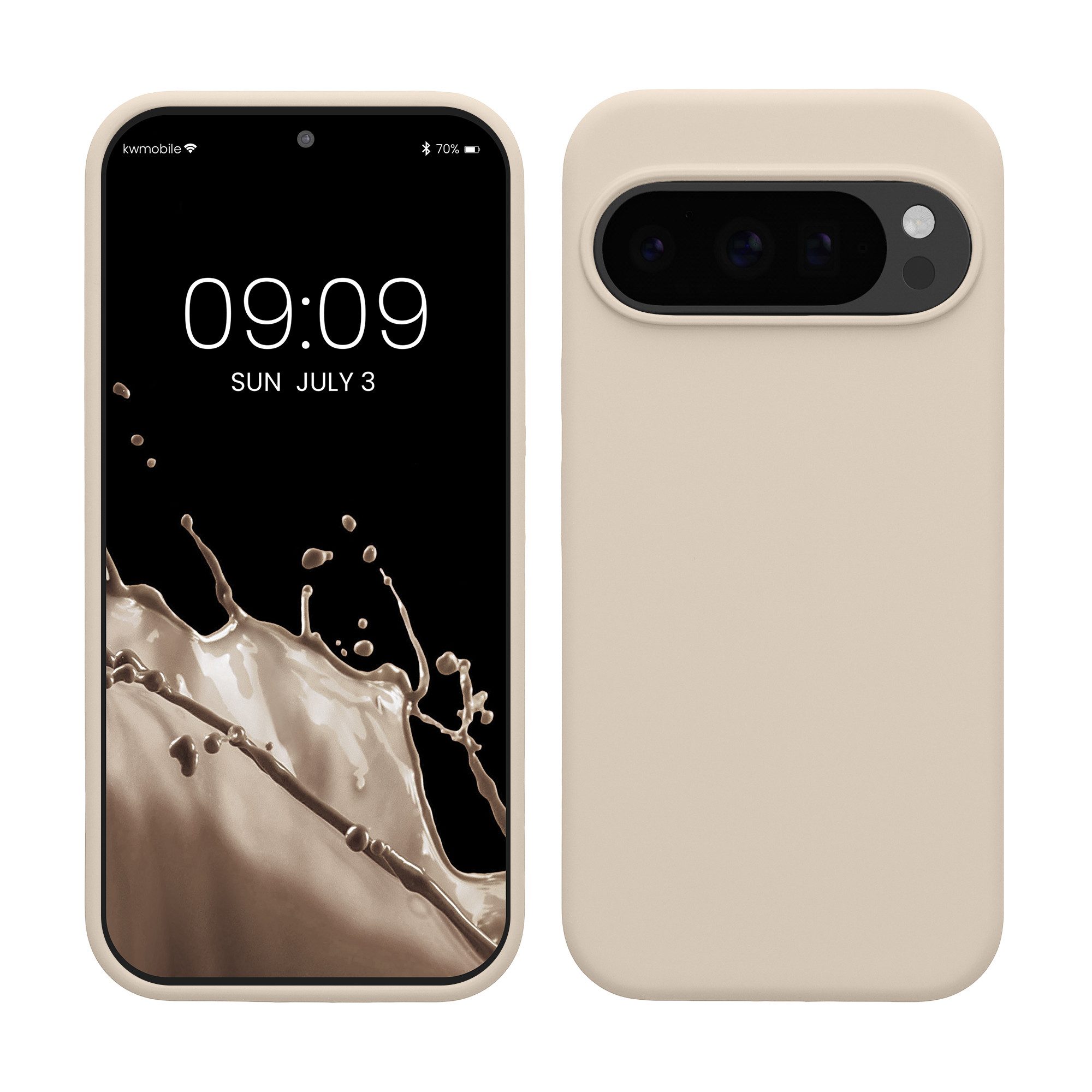 kwmobile Smartphone-Hülle Handyhülle für Google Pixel 10 / Pixel 10 Pro Hülle, Weiches Handy Silikon Case - Schutzhülle Cover