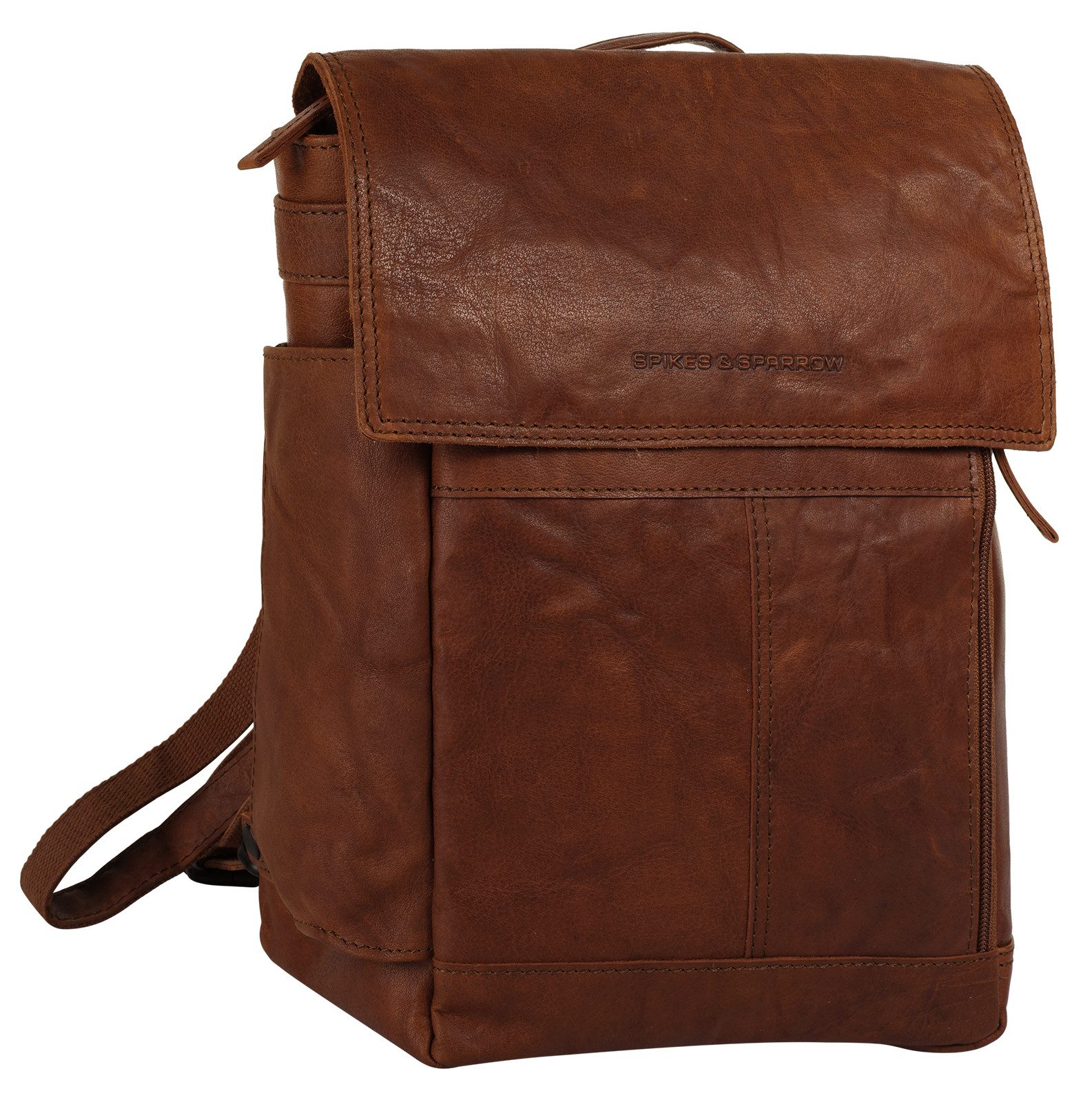 Spikes & Sparrow Laptoprucksack, echt Leder günstig online kaufen