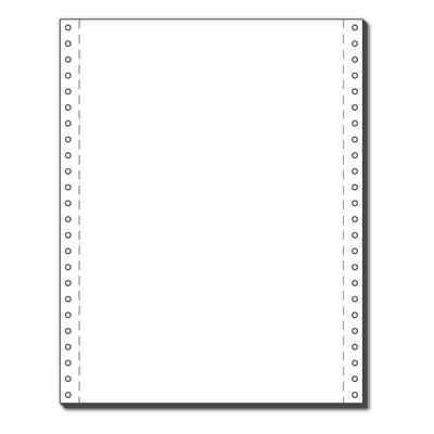 Sigel Endlospapier 12249, DIN A4 hoch, 60 g/m², 1-fach, blanko, Zick-Zack-Faltung