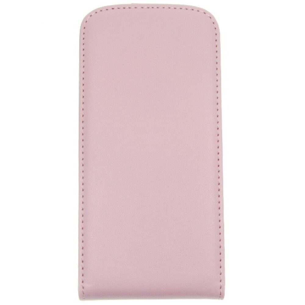 Handytasche Slim Leder Flip Handyhülle für Galaxy S5 Mini Rosa Schutz Tasche (Flip Cover)