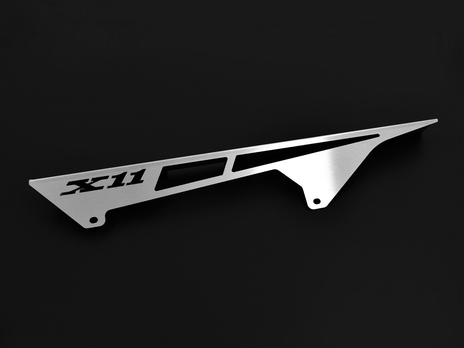 Kettenschutz Kettenschutz für Honda X11 BJ 1999-03 Logo silber