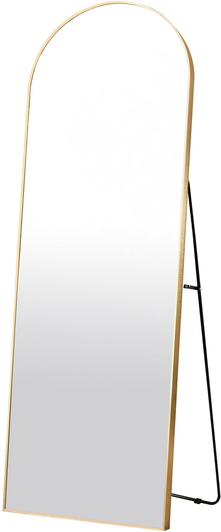 OTTO home Spiegel Standspiegel Addrik, wahlweise in 2 Größen 150x40cm oder 180x60cm (als Wandspiegel und Standspiegel einsetzbar, Rahmen aus Metall), Ganzkörperspiegel mit Sicherheitsglas, in verschiedenen Farben