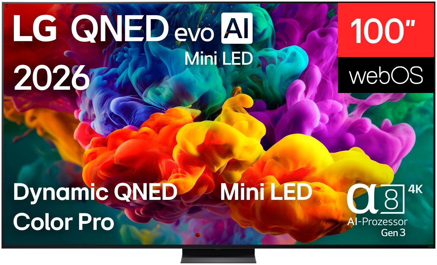 LG 100QNED87B6 QNED-Fernseher (253 cm/100 Zoll, 4K Ultra HD, Smart-TV)