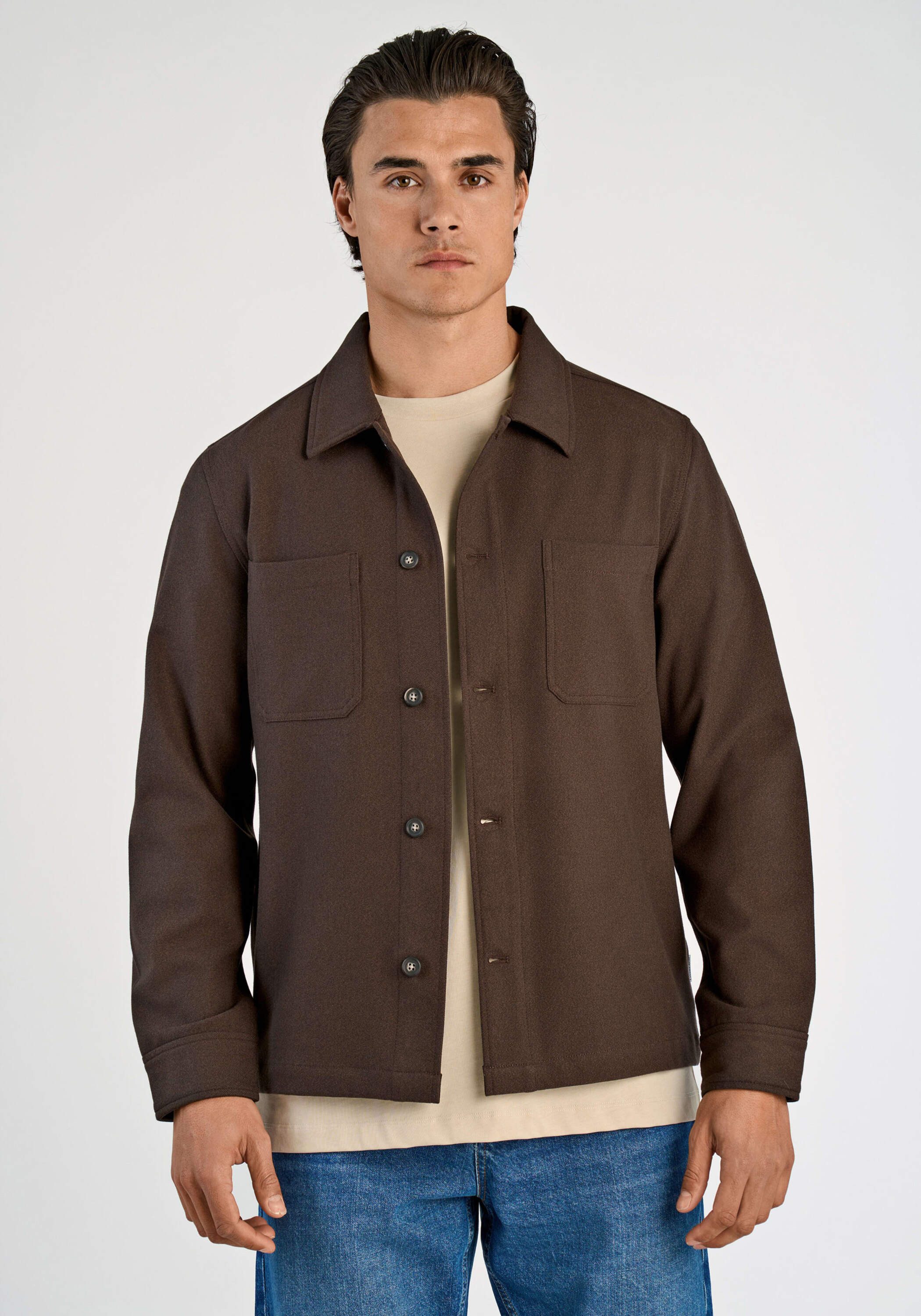 LINDBERGH Outdoorhemd Hemdjacke Relaxed Fit