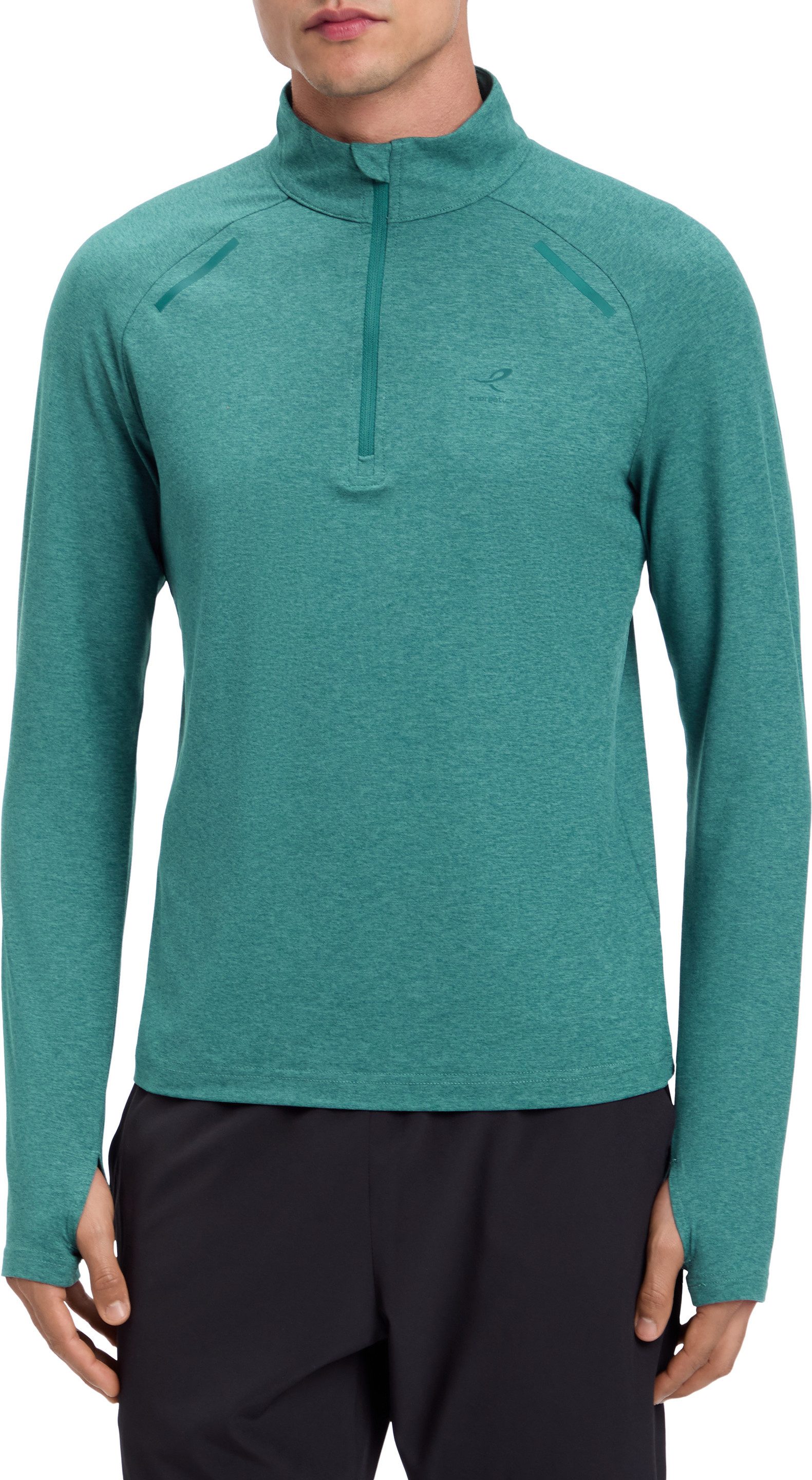 Energetics Rollkragenshirt HE.-LANGARMSHIRT CUSCO IV M körpernah geschnitten, Langarm, mit Half Zip, für Sport