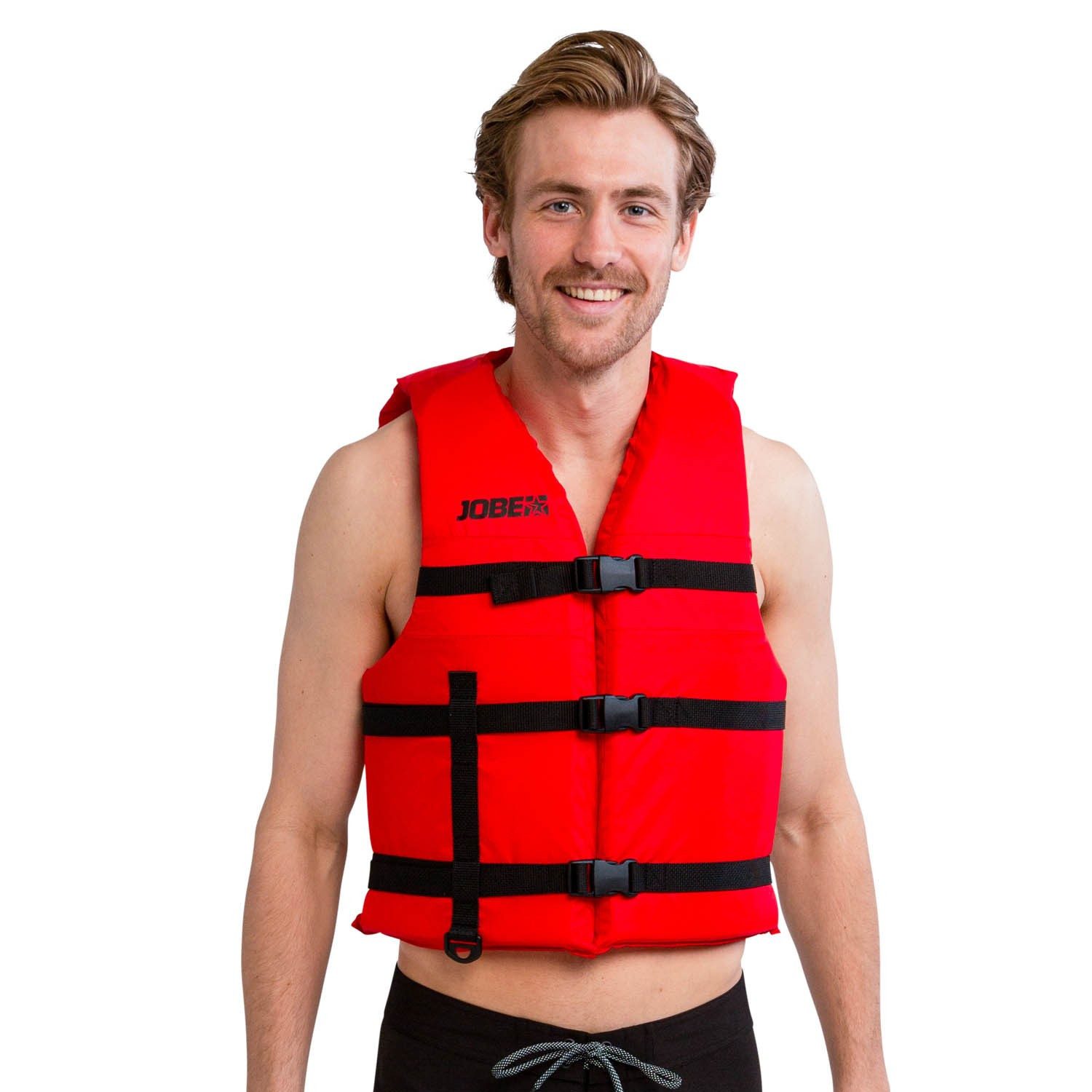 Jobe Schwimmweste Jobe Universal Life Vest Nylon Weste Schwimmweste Auftriebsweste Red