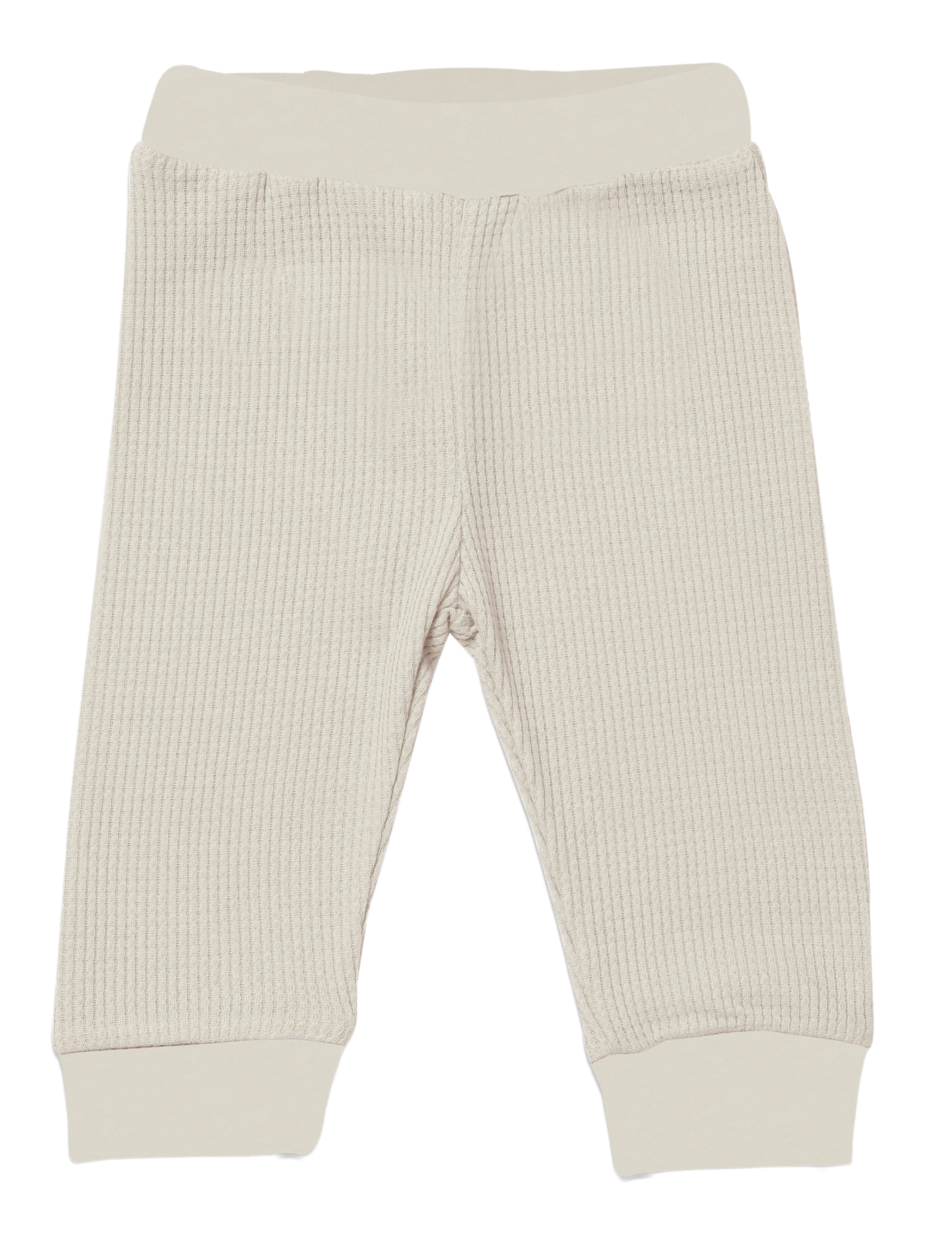 biorganic Stoffhose Waffle (3er Pack) Mehrfarbig Unisex, Baby Hose für Jungen und Mädchen (Set, 4-tlg., 3er-Pack Hosen & 1 Beutel) Waffelmuster, Bio-Baumwolle, Größe 68 - 86