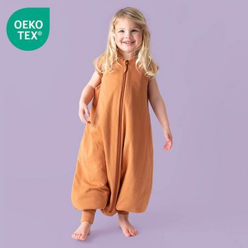Schlummersack Kinderschlafsack, Schlafsack mit Füßen, 1.0 Tog OEKO-TEX zertifiziert