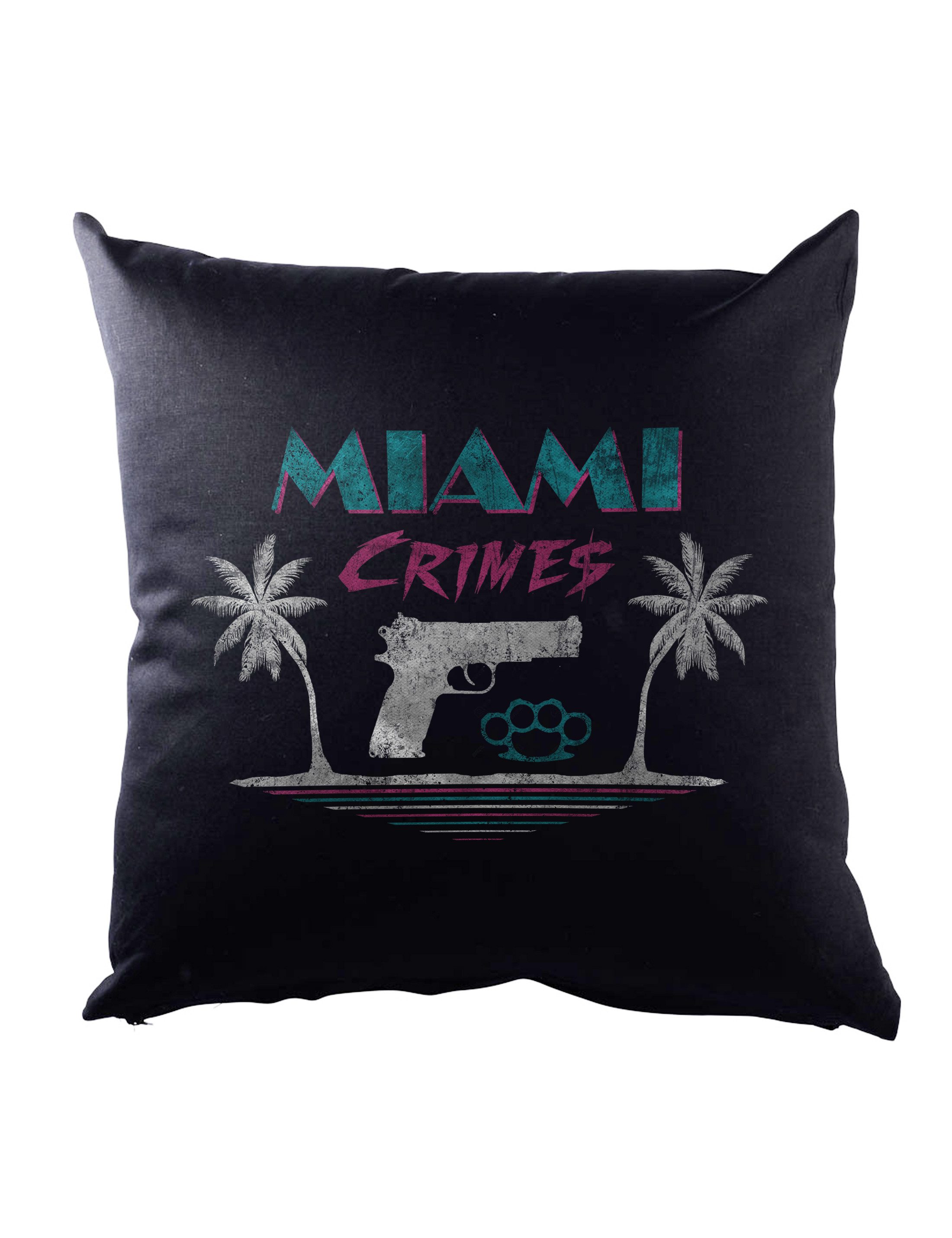 Urban Backwoods Dekokissen Miami Crimes Dekokissen Urlaub Vice USA Florida Holidays Beach Strand, Meer Sea Sun Bar
