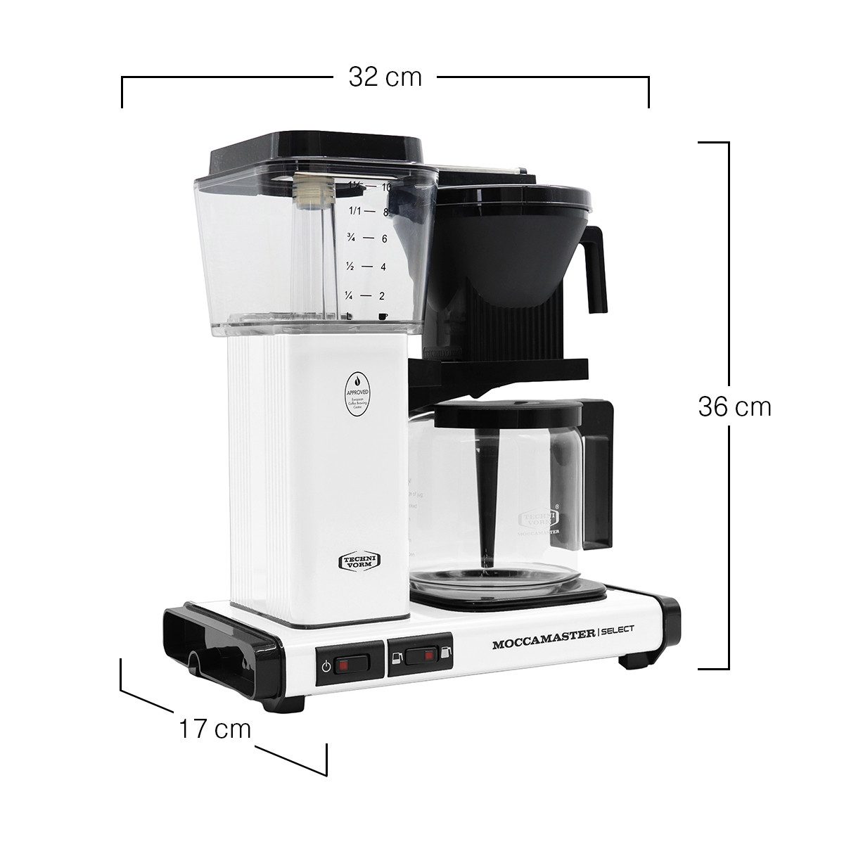 Moccamaster Filterkaffeemaschine, 1.25l Kaffeekanne