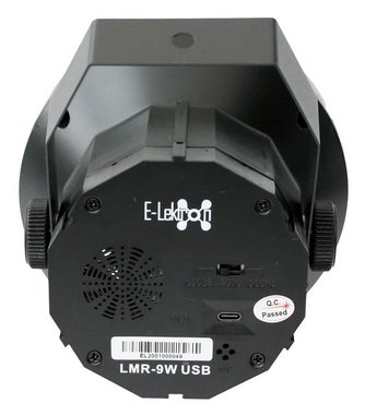 E-Lektron LED Discolicht LMR-9W USB Mushroom, LED fest integriert, Rot / Grün / Blau / Weiß