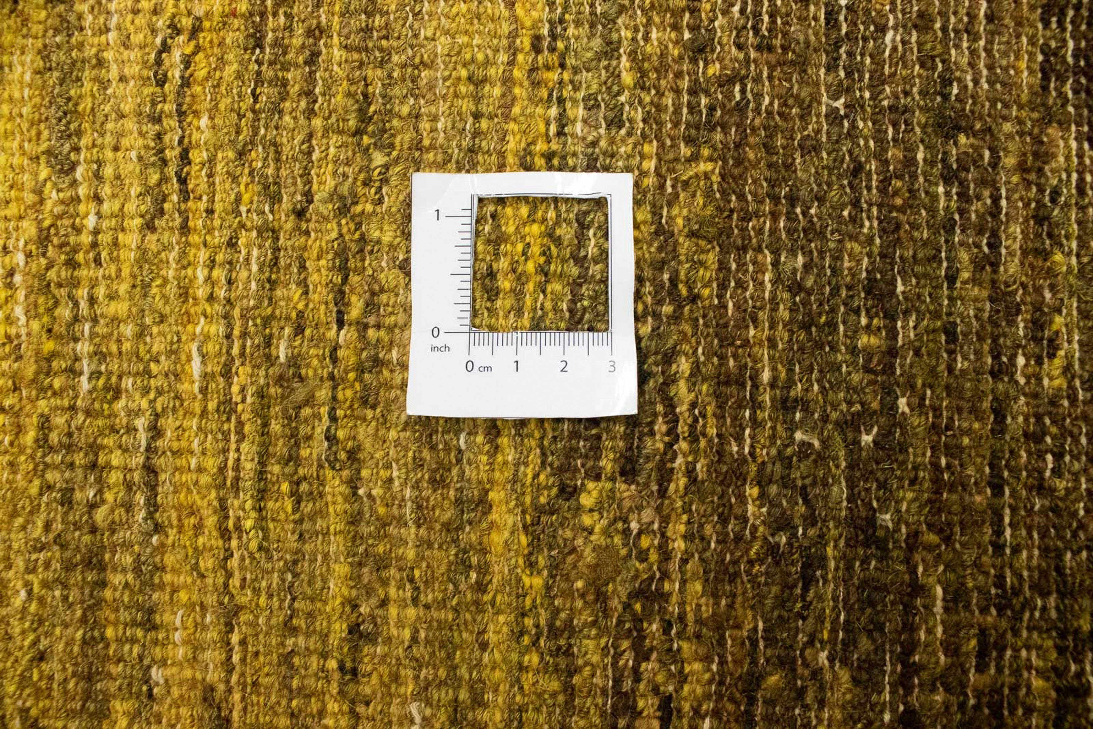 Wollteppich Gabbeh rechteckig, 241 x 318 18 Wohnzimmer, Indus Einzelstück cm morgenland, - Höhe: mit mm, - - Handgeknüpft, Zertifikat mehrfarbig