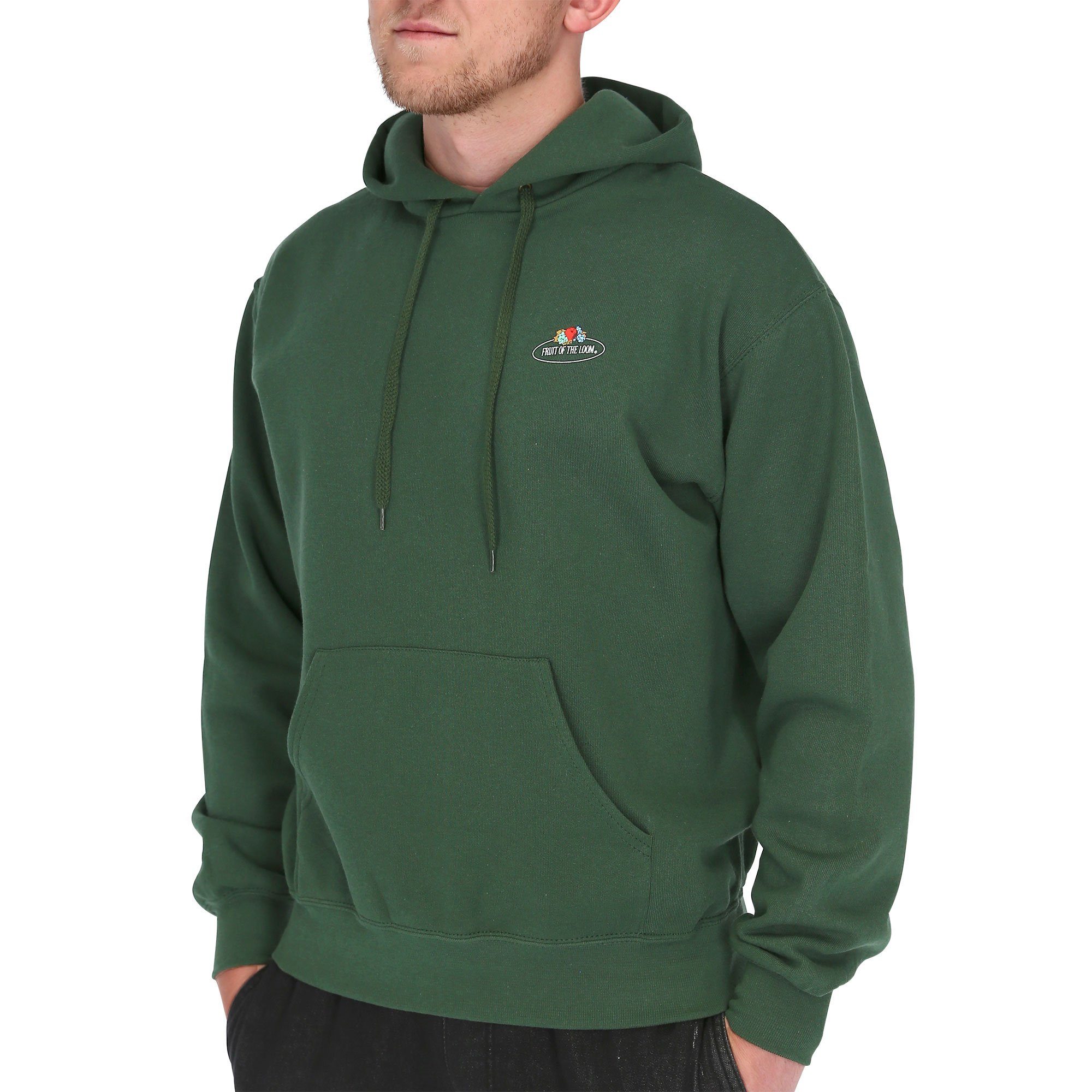 Fruit of the Loom Kapuzensweatshirt Damen Kapuzenpullover mit Vintage-Logo