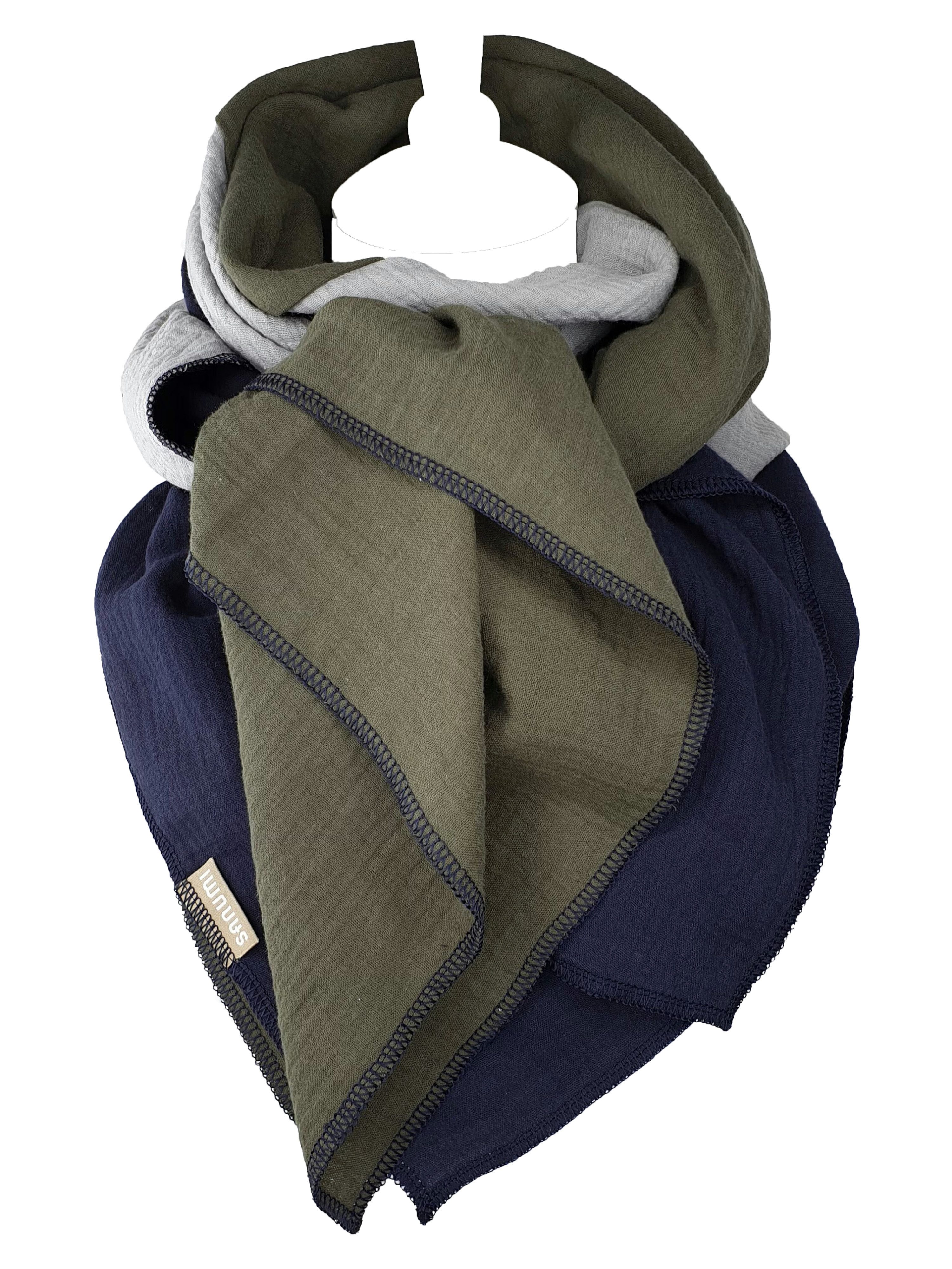 sanumi Halstuch musselintuch mehrfarbig