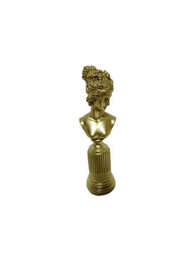 moebel17 Dekofigur Skulptur Frau Gold, Dekofigur aus Polyresin