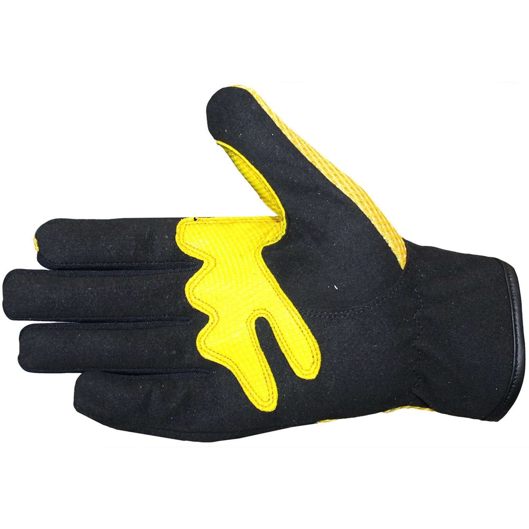 German Wear Motorradhandschuhe GW400G-M9 Motocross Biker Handschuhe Leder- & Textilhandschuhe in 6 Farben