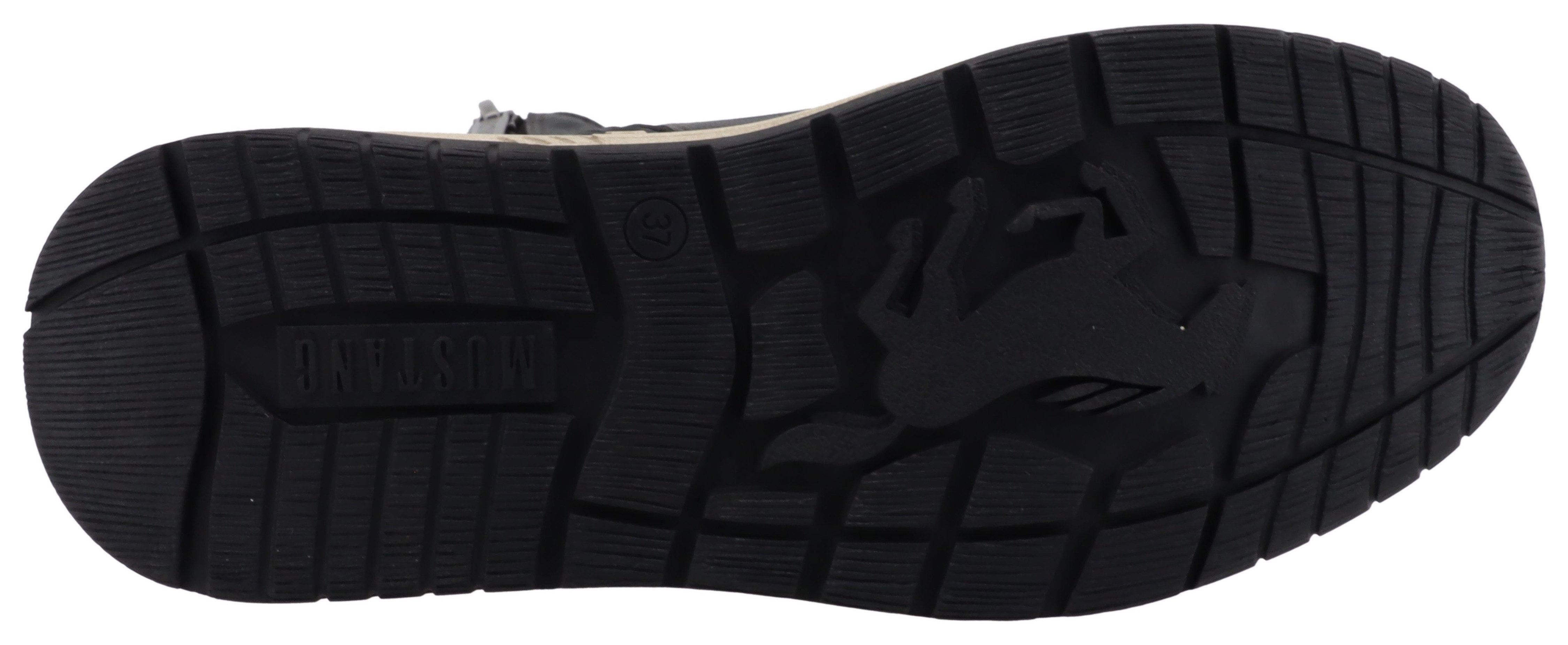 Mustang Shoes Ihana Winterboots High Top Sneaker, Winterboots mit Warmfutter und TEX
