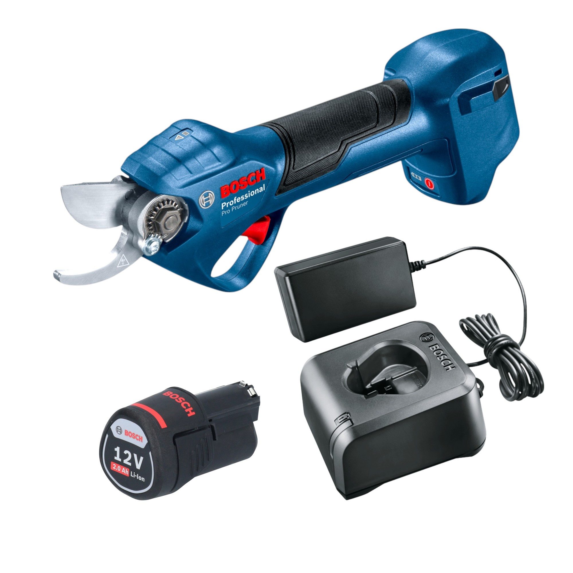 Bosch Professional Akku-Astschere Pro Pruner Professional 12 V + 1x Akku 2,0 Ah + Ladegerät