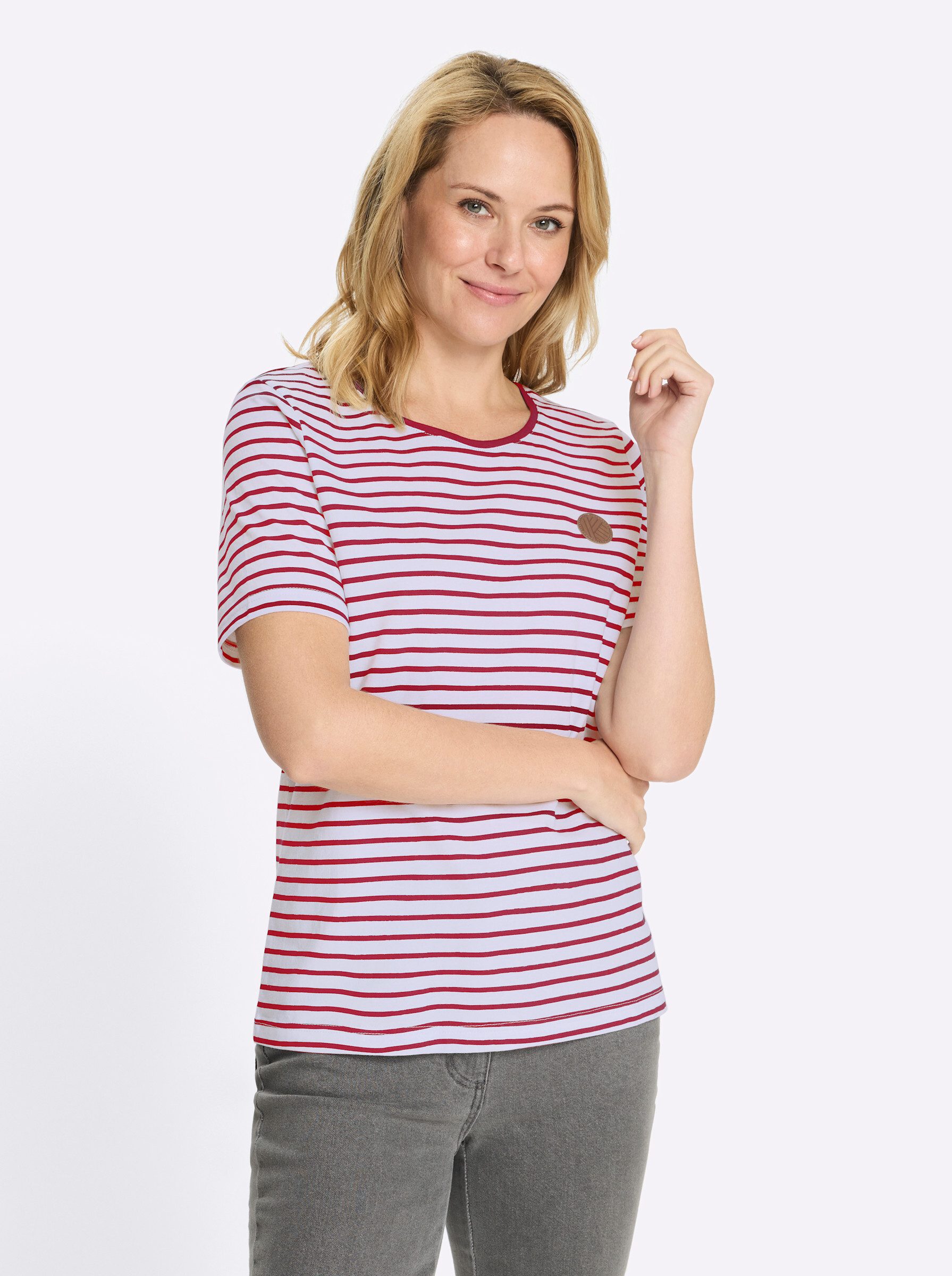 Sieh an! T-Shirt Ringelshirt . günstig online kaufen