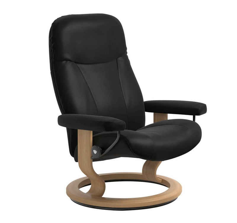 Stressless® Relaxsessel Garda, mit Classic Base, Größe L, Gestell Eichefarben