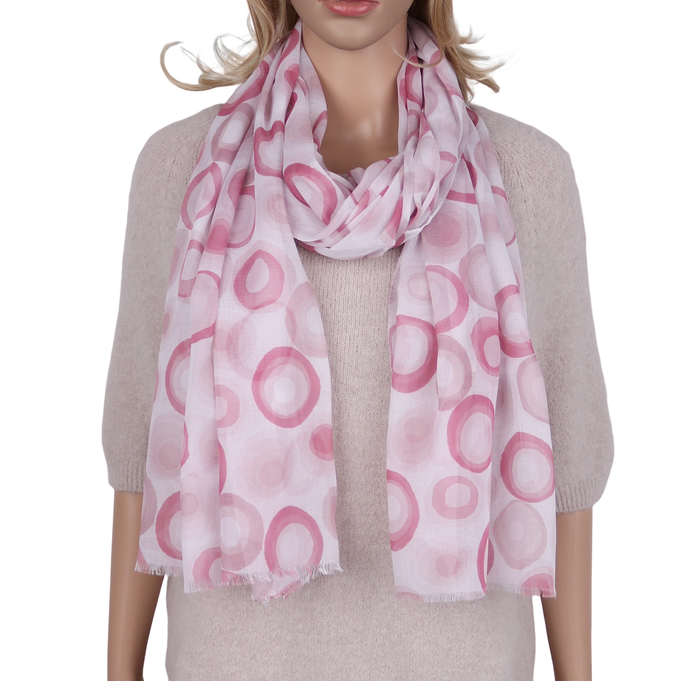 MIRROSI Modeschal Weicher & Leicht Großes Schal, ca.80x180cm, Schönes Muster, (aus 70% Viskose, Atemberaubende Designs), Damen Halstuch Stola ideal für Frühling, Sommer und Herbst