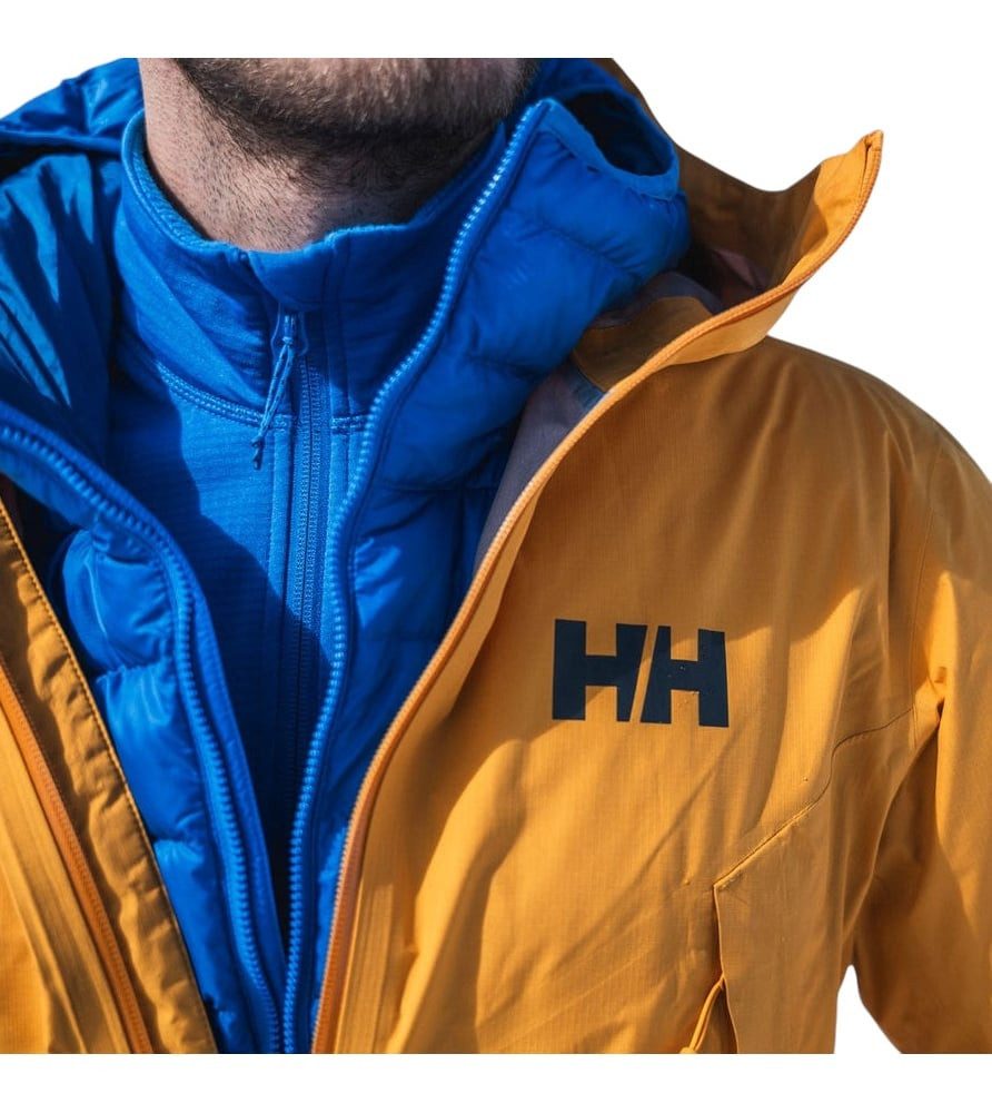 Helly Hansen Softshelljacke Verglas Infinity 2.0 (3-Lagen, wasserdicht, atmungsaktiv) gelb Herren