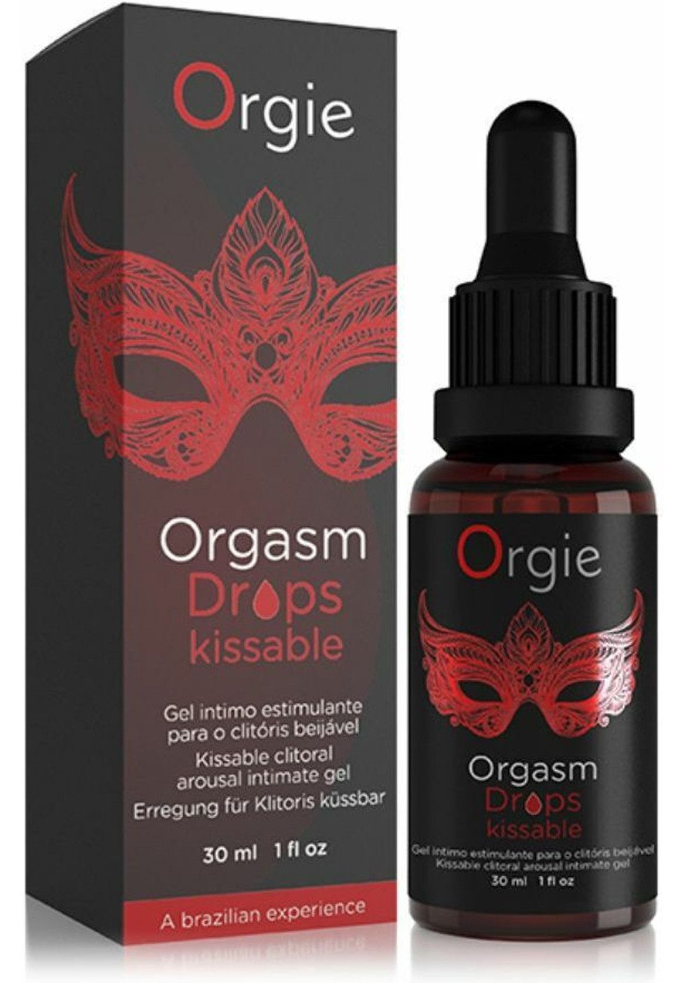 Orgie Stimulationsgel Klitoristropfen Orgasm Drops - Kissable, 1-tlg., für die Frau