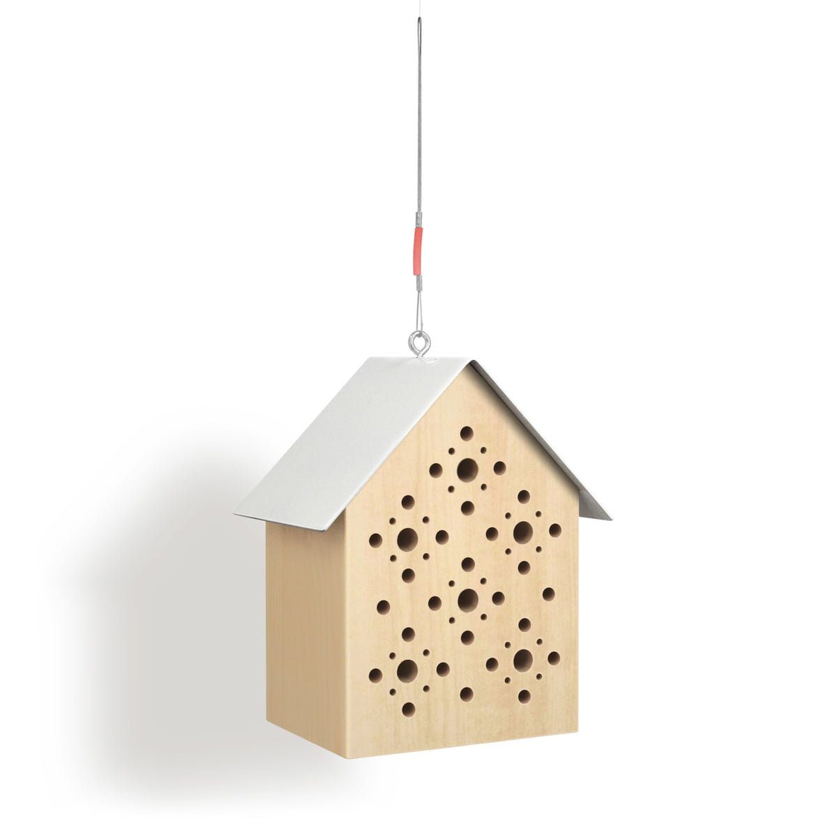 side by side Bienenkiste Bienenhotel Bee's Inn, Lindenholz