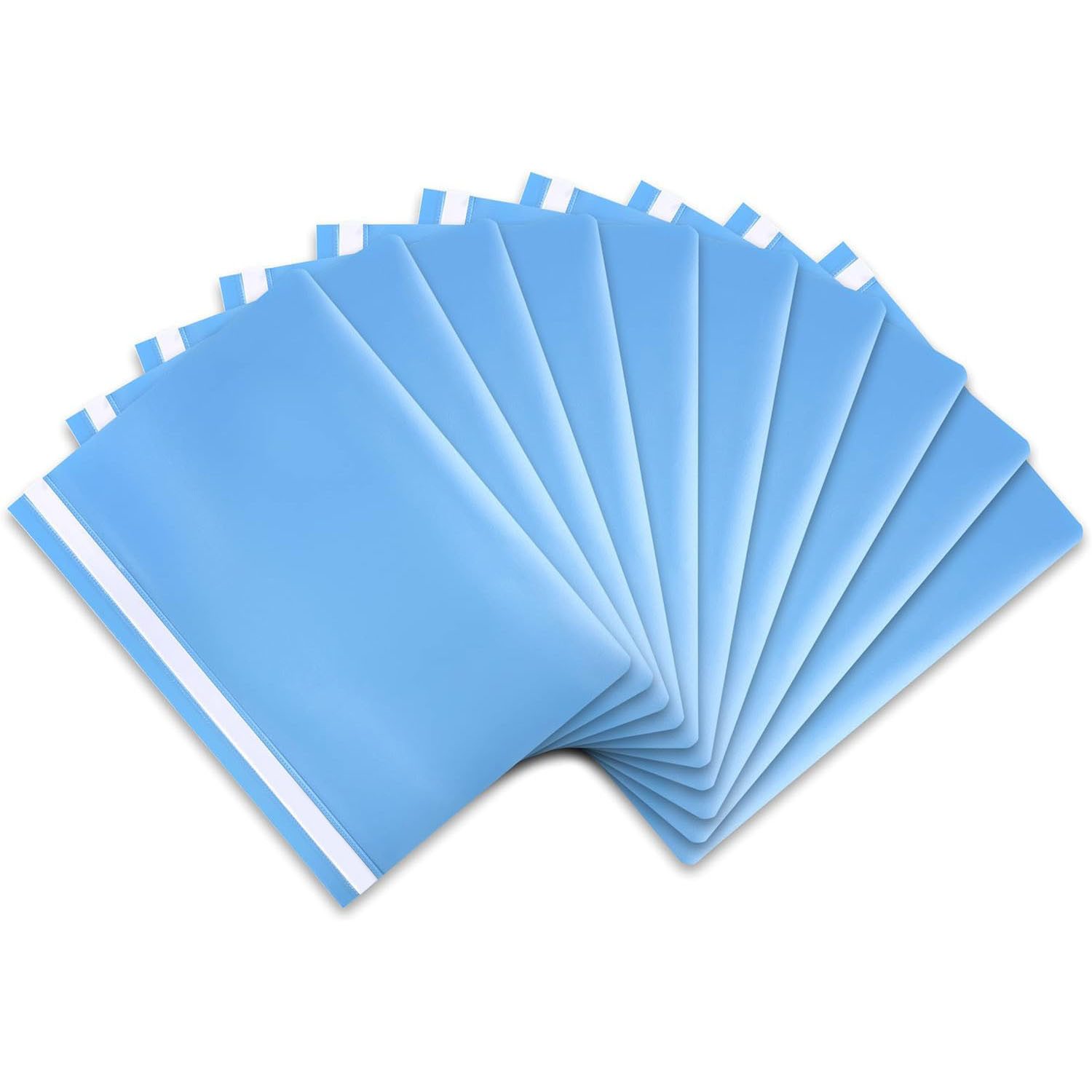 itenga Hefter 10x itenga Schnellhefter, DIN A4, PP, HELLBLAU