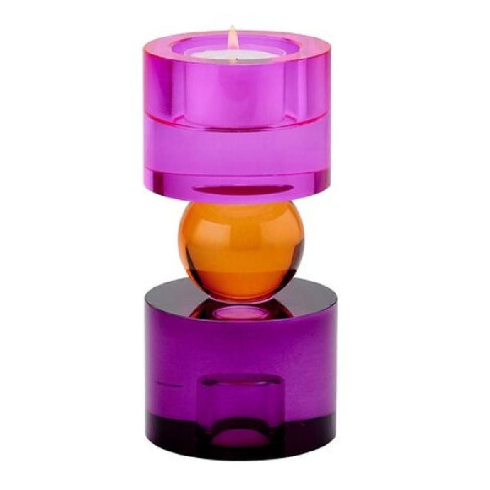 Giftcompany Kerzenhalter Kerzen-/Teelichthalter Sari Pink/Orange/Lila (S) günstig online kaufen