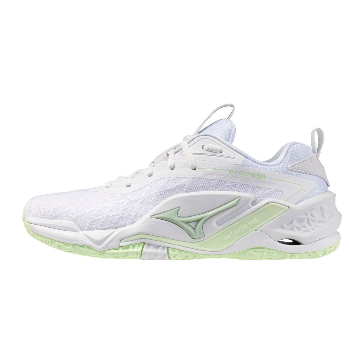 Mizuno WAVE STEALTH NEO 2.1(W) White/Aqua Gray Handballschuh