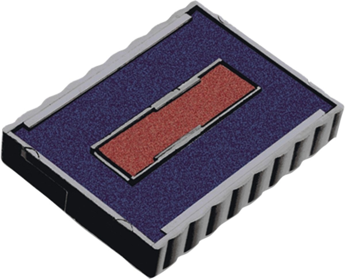 TRODAT Stempel Ersatzstempelkissen Swop Pad für 4850 VE=2 Stück blau/rot