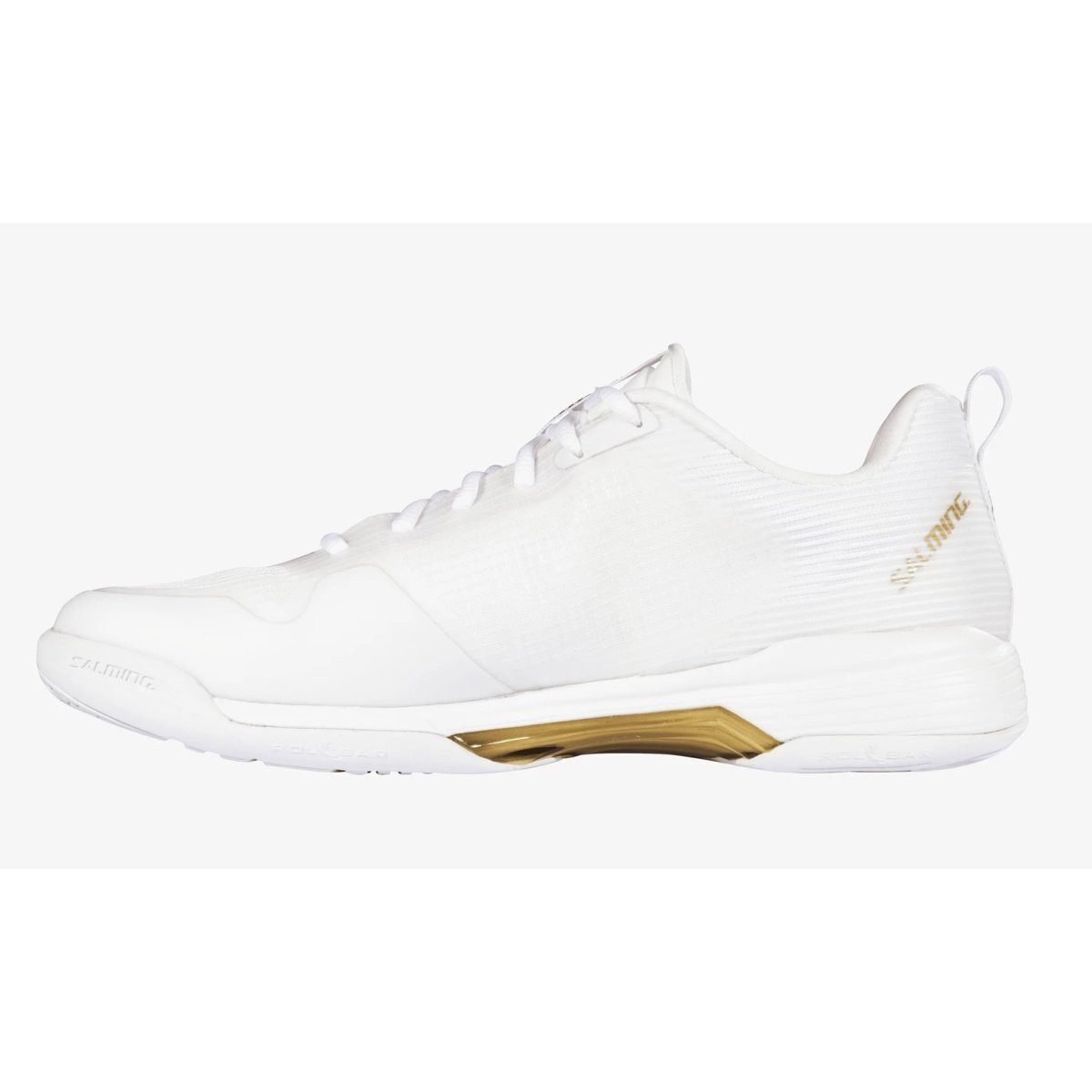 SALMING Hallen-Indoorschuhe Viper Pro Leichtigkeit/Beweglichkeit weiss/gold Badmintonschuh