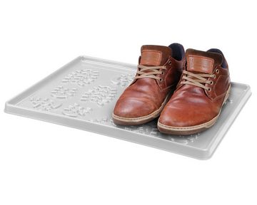 ONDIS24 Schuhabtropfschale Schuhablage Schuhabtropftasse Abtropfschale 35 x 49 cm für Zwei Paar Schuhe, einfach zu reinigen, günstig (1-tlg)