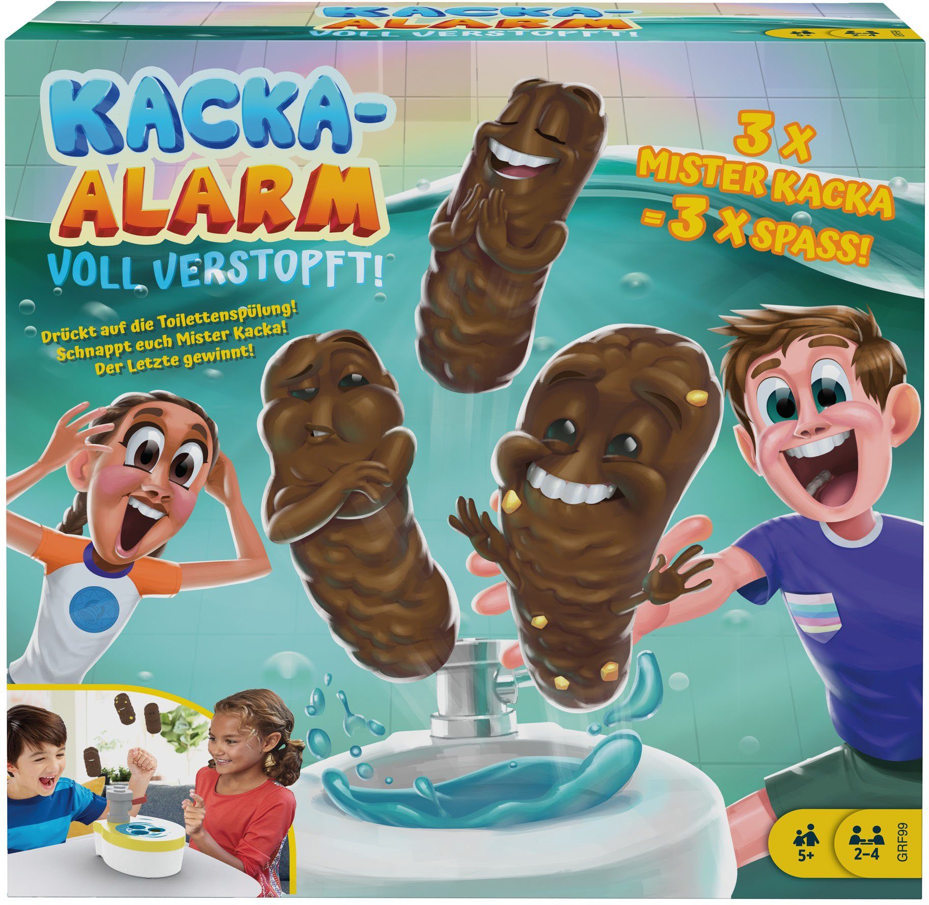 Voll games Mattel verstopft! Kacka-Alarm Spiel,